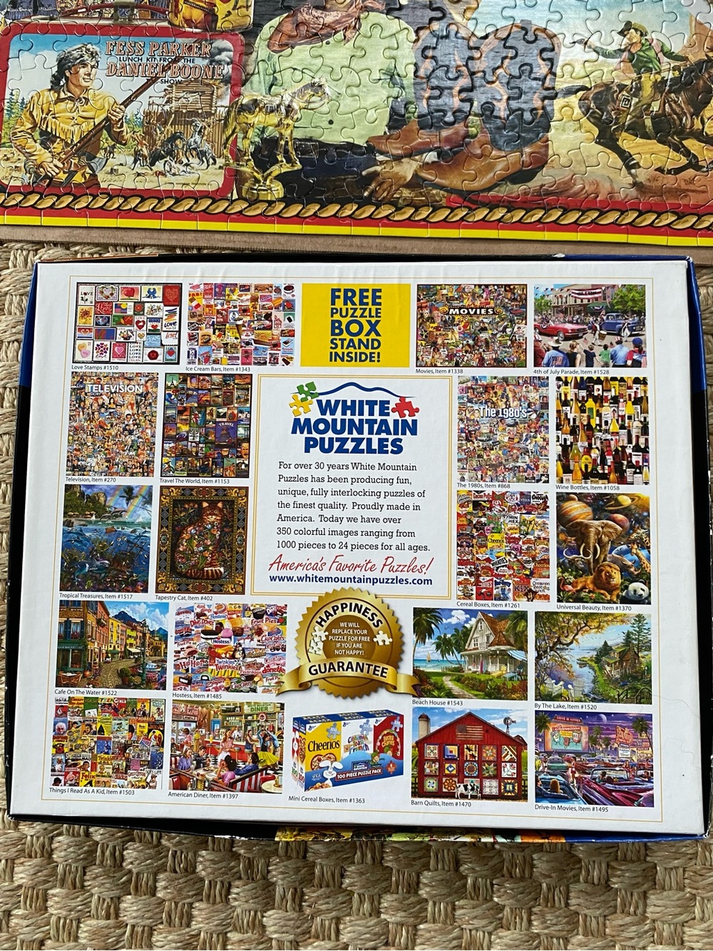 Cowboys White Mountain 1000 Piece Puzzle Complete - Picture 7 of 10
